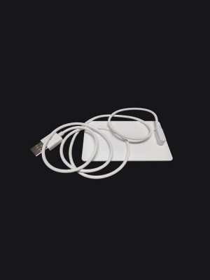 Traceable ID Card (read only RFID + tracking chip) 1.5mm thick - Rechargeable